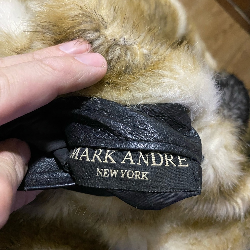 Mark Andre New York XL Mens Reversible Leather Fur Coat Italy Skin - Picture 7 of 7